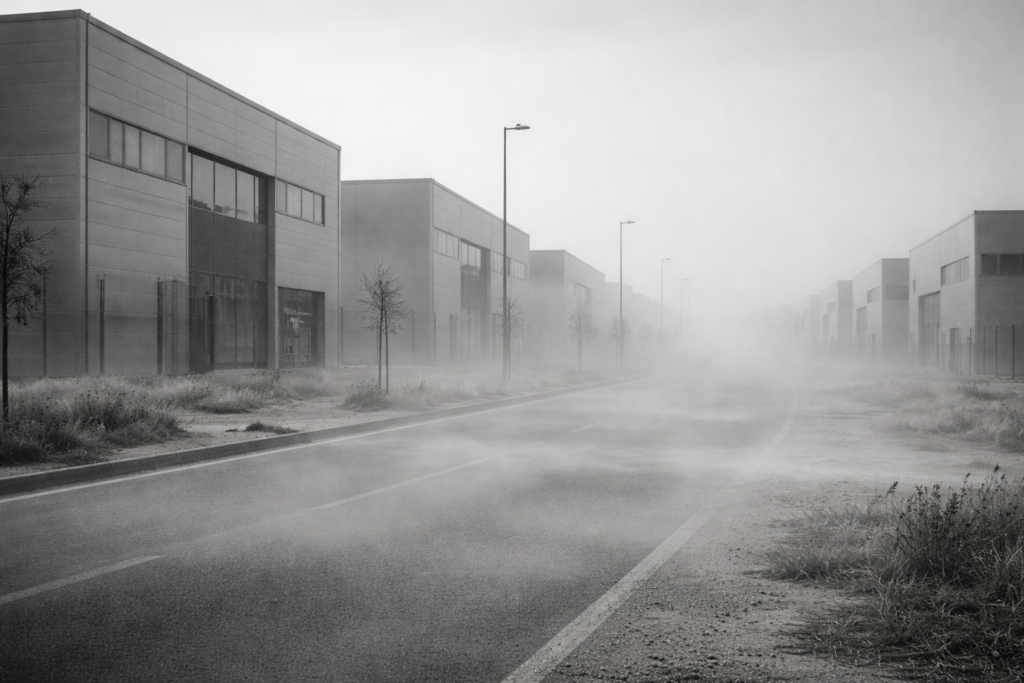 Invisibilidad de naves industriales en el Penedes. Metàfora para ilustrar falta de SEO local industrial en el Penedès Molt Bé