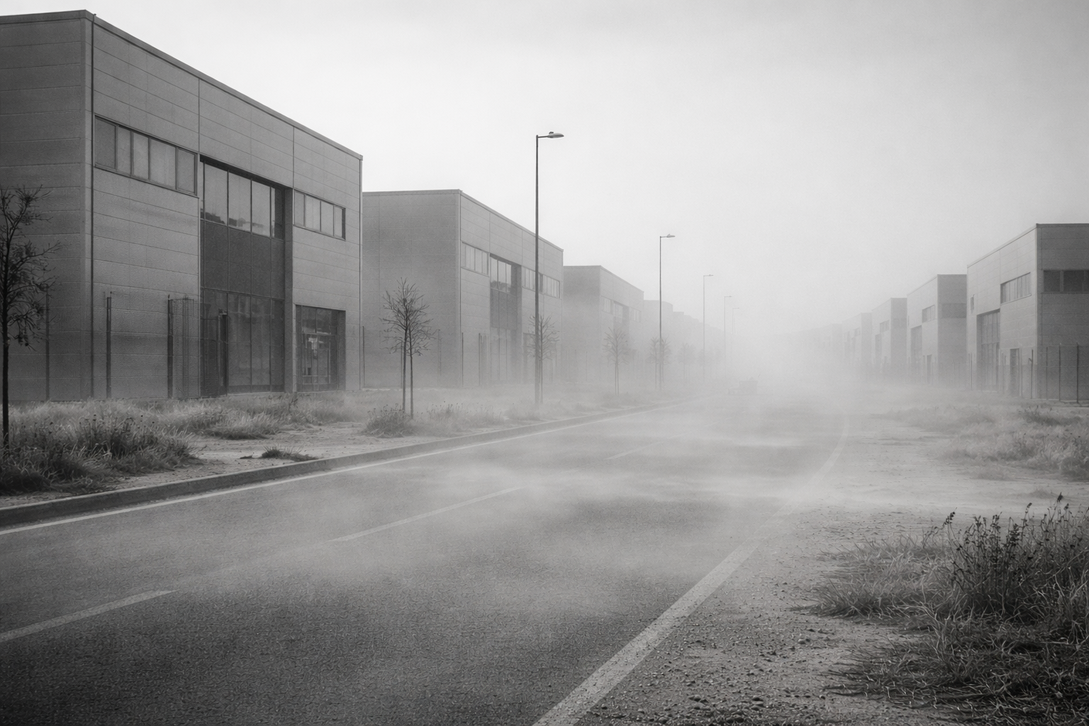 Invisibilidad de naves industriales en el Penedes. Metàfora para ilustrar falta de SEO local industrial en el Penedès Molt Bé