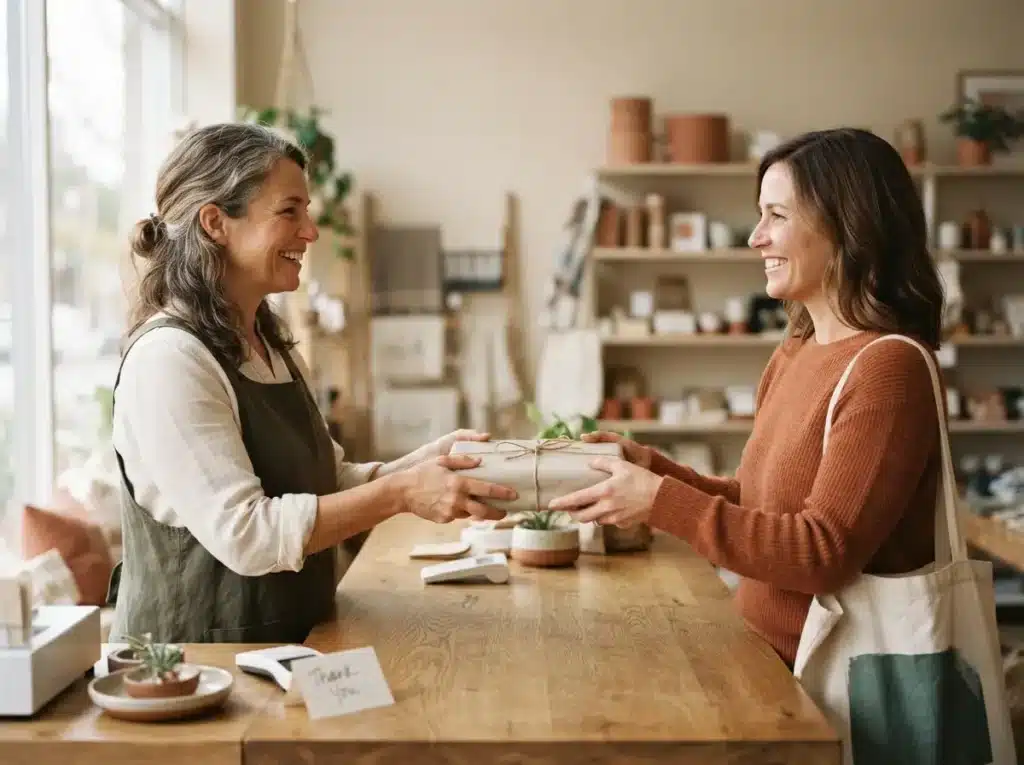 Fidelización de clientes y valor de la relación después de la primera compra. Imagen creada por Molt Bé Marketing.